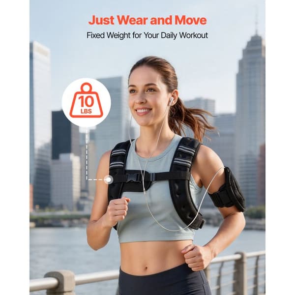 Viktväst - DUOKU - JS-VEST005-7 - 4,67 kg - Neopren - Andningsbar