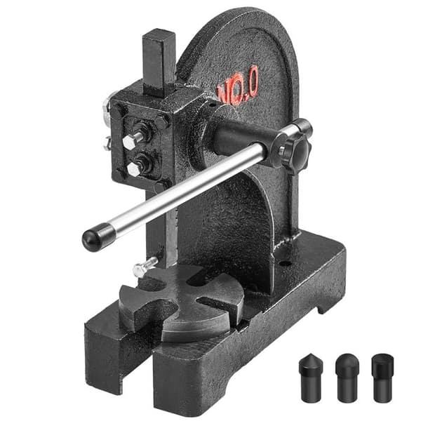 Skruvpress - DUOKU - Manuell Ställbar Press - 0,5 Ton - Maximal Höjd 117 mm - Robust Precision