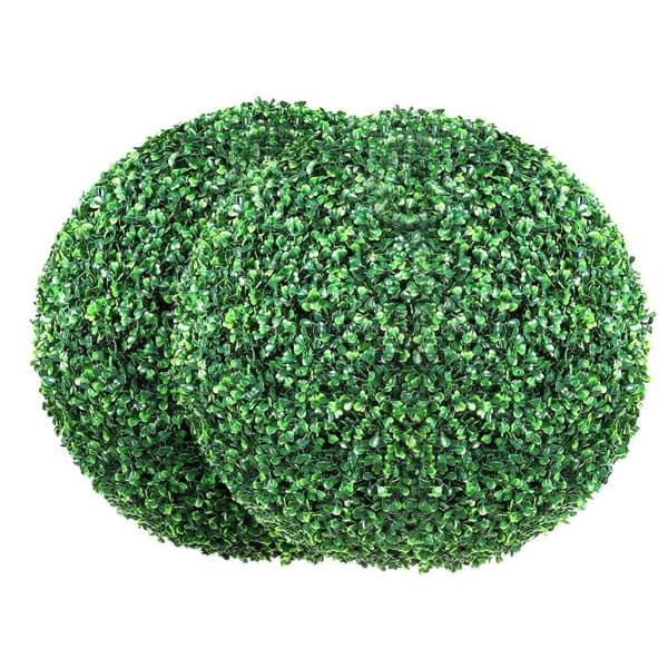Kunstige Topiary Træer - DUOKU - 20 po - 2 Stykker - Grøn - PE Grön