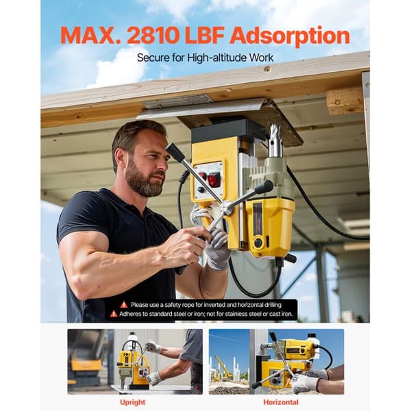 Magnetbor - DUOKU - Elektrisk Bærbar - 1,6 tommer - 2810 lbf - 1400W