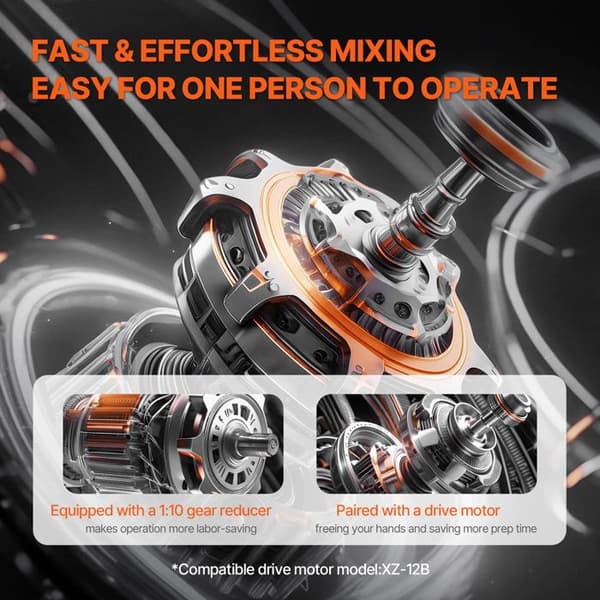Manuel Mixer - DUOKU - BX-30 - Fast Beholder 60 L - Rustfrit Stål - Kødforberedelse
