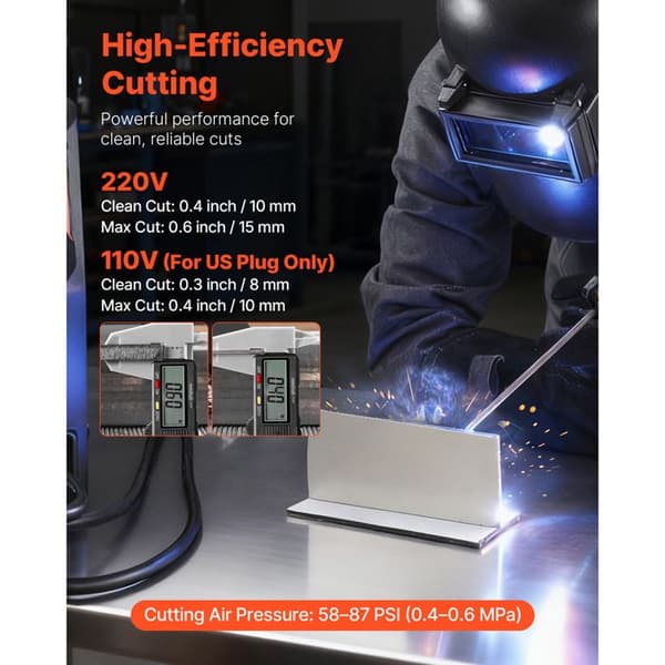 Svetsmaskin - DUOKU - CT-520 - Multifunktion 5 i 1 - Synergisk 200 A - Plasma 50 A - 220V
