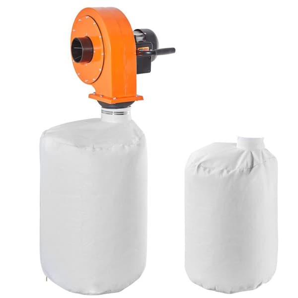 Väggmonterad Stövsugare 1 HP-Duoku-med 79,5 L Samlingspåse-System för Städfiltrering med Precision