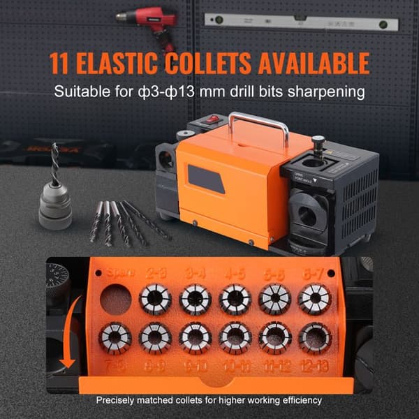 Borste sharpening machine - DUOKU - MR-13B - 3 to 13 mm - 4500 rpm - 120 W