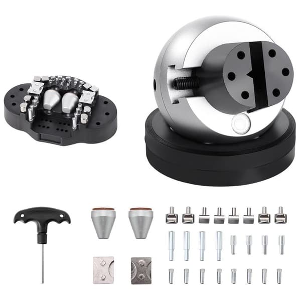 Kula-stativ - DUOKU - 12,7 cm (127 mm) - Rotation 360° - Kromat stål - Kit 35 delar