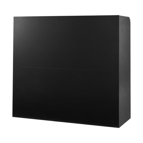 Mottagningsdisk - DUOKU - KLFD-03 - Rektangulär - Svart - 2 Lådor med Lås Svart