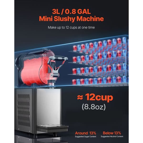 Glassmaskin - DUOKU - Modell XRJ3LX1 - 3 L - Rostfritt Stål - 15 Inställningar