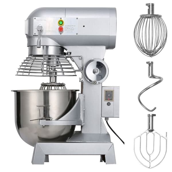 Robot Pâtissier - DUOKU - 600 W - 15 Qt - 3 Hastigheder - Rustfrit Stål
