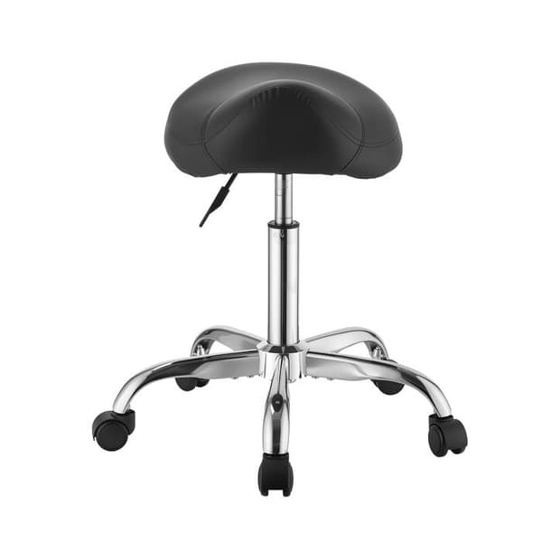 Taburett - DUOKU - MST003-3-P - 360° svängbart säte - Justerbar höjd 535-695 mm - Ergonomisk sits i PU-läder