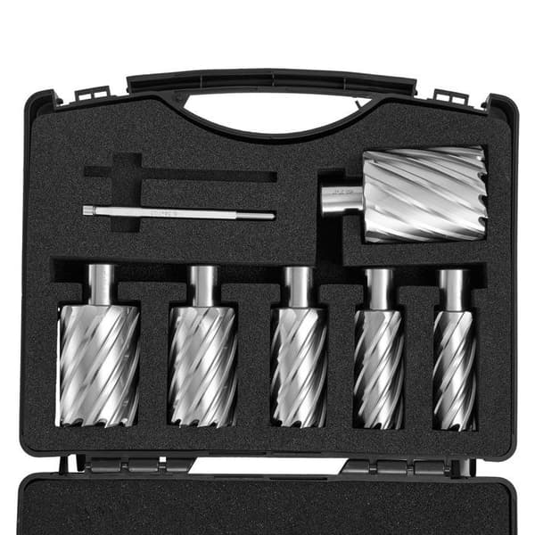 Hålsåg - DUOKU - Set med 6 - Snabbstål M2AL - Skävdjup 50,8 mm - Weldon-skaft