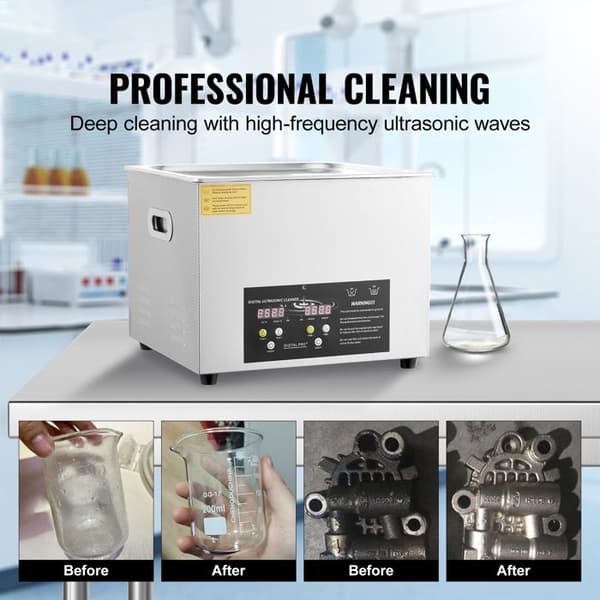 Ultrasonic Cleaner-Duoku-15 L-med Timer, Uppvärmning 600 W, Ultrasonic Effekt 360 W