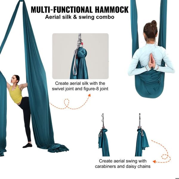 Ilmajousi - DUOKU - YJ-0077-S10 - 11 metriä - Nylon 100 g/m² - Vihreä grön