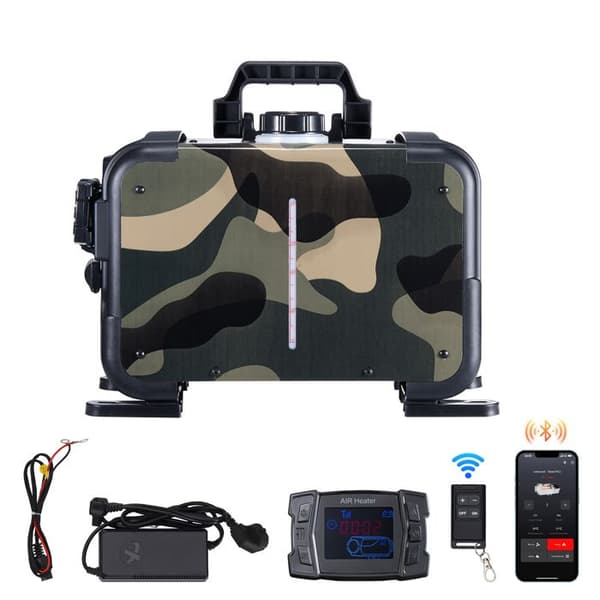 Dieselvärmare - DUOKU - CY5004 - 8 kW - 12/24 V - Bluetooth-kontroll