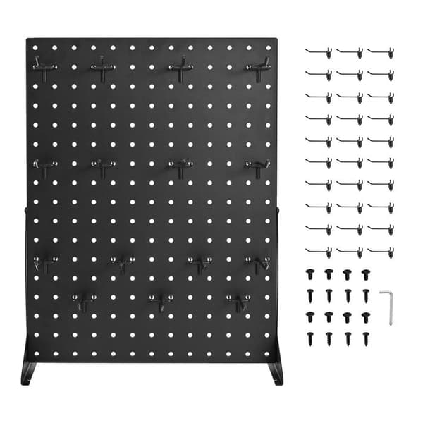 "Præsentationsstand Perforerede Paneler-Duoku-44 x 33,5 cm-Sæt af 2-med 30 Krog-Kapacitet 5 kg-Detailbutik"