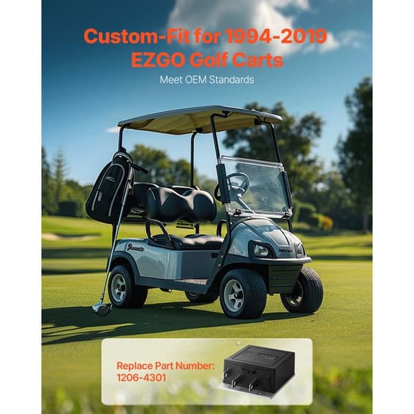 Golfauton nopeudensäätölaite-Duoku-36 V 350 A-EZGO:lle (1206 - 4301)-Alumiini- ja ABS-kotelo-IP65