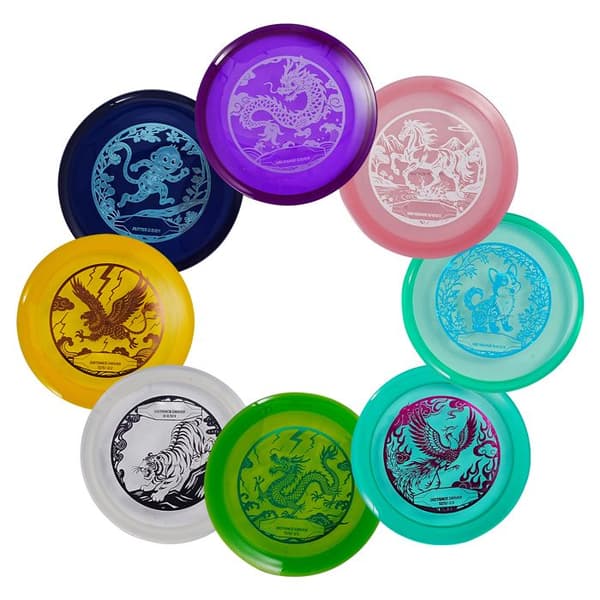 Disc Golf Sæt - DUOKU - 8 Plader i TPU - Let og Holdbar - Ideel til Begyndere og Eksperter