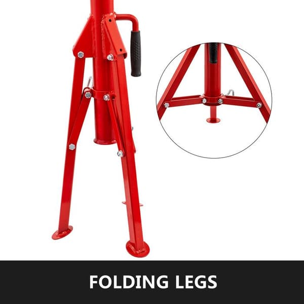 Stöd för rör - DUOKU - 1107A - 1 500 lb - Höjd 71–131 cm - Stål