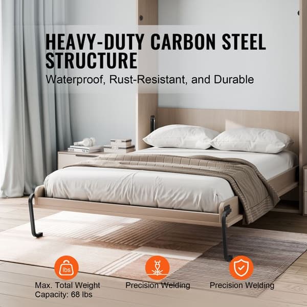 Sammenklappelig seng - DUOKU - Queen Size - Metal - 2 personer - Moderne design