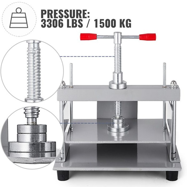 Håndbindemaskine - DUOKU - 12 x 8,7 tommer - A4 - 3306 lbs - Stål