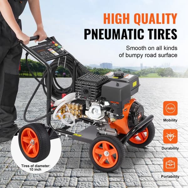 Högtryckstvätt - DUOKU - G250A - 4400 PSI - 15 L/min - Kopparpump