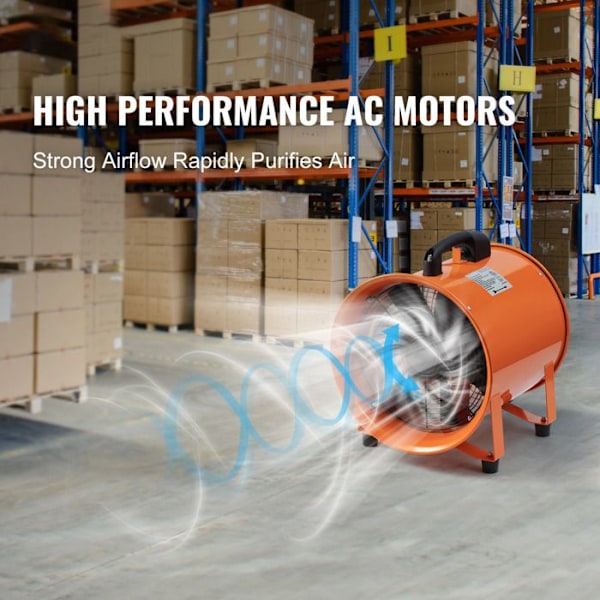 Bærbar Ventilator - DUOKU - 145 W - Cylindrisk - 1020 CFM - 79 dB