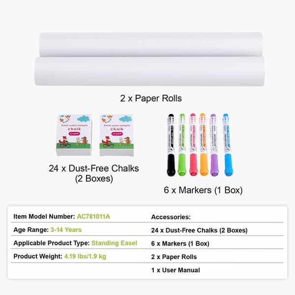 Set med tillbehör för Staffli - DUOKU - AC781011A - 32 Delar - För Barn - Mixad