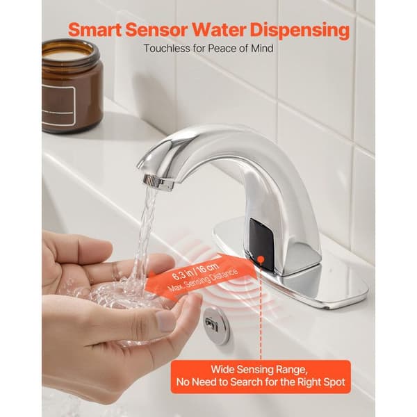 Automatisk Vaskesystem - DUOKU - G231 - Infrarød Sensor - Justerbar Temperatur - Krom Pengar