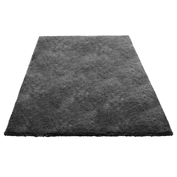 Tæppe - DUOKU - Moderne - 1,5 x 2,4 m - Antiskrid - Blød og Plush Mörkgrå