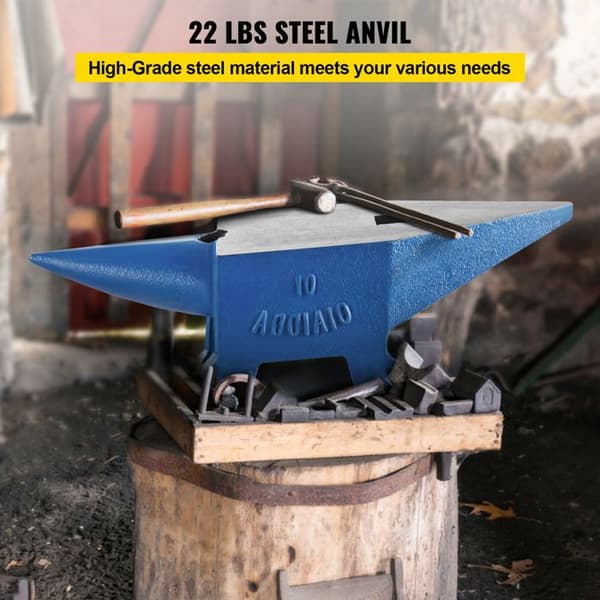 Smedjärn - DUOKU - Hörnambol - 10 kg (22 lb) - Hårt stål - Längd 360 mm