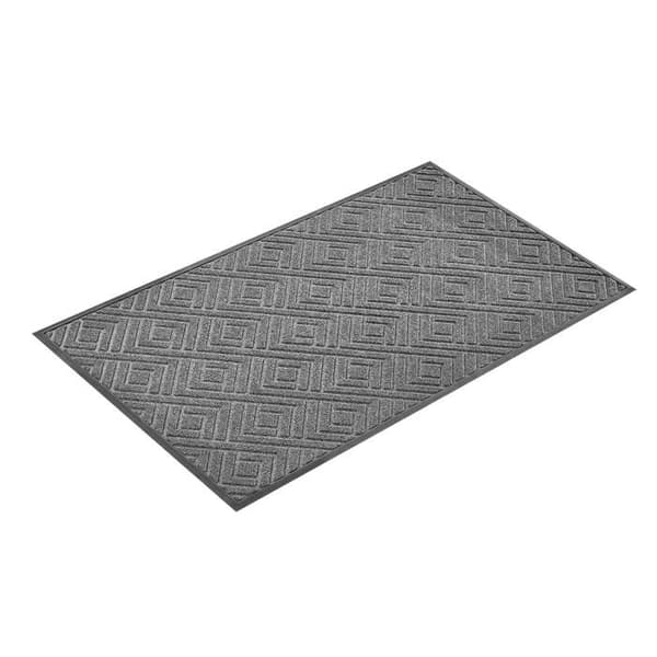 Sisäänkäyntimatto - DUOKU - 156x91,4 cm - Liukumaton TPE - Moderni - Harmaa Grå