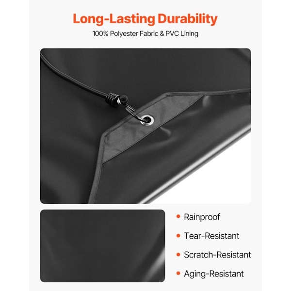 Skyddsomslag för Utomhusluftkonditionering-Duoku-91x91 cm-Polyester med PVC-foder-Regnresistent