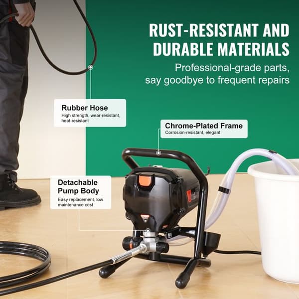 Lufttrycksmålare-Duoku-750 W-Hög Effektivitet Elektrisk Spruta-3000 PSI