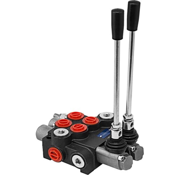 Hydraulisk ventil - DUOKU - 2 lådor - 11 GPM - Tryck 248 bar - Justerbar ventil