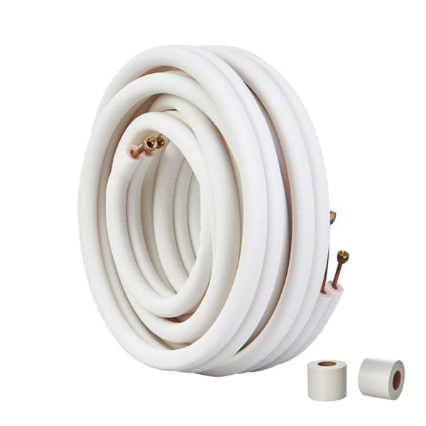 Mini-rörsystem - DUOKU - 15240 mm - Koppar - Trefaldig Isolering - 6,4 och 9,5 mm