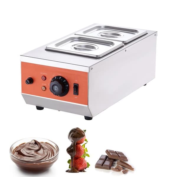Chokladtempereringsmaskin - DUOKU - CS-2-US - 2 x 1,5 L - 800 W - Dubbel tank