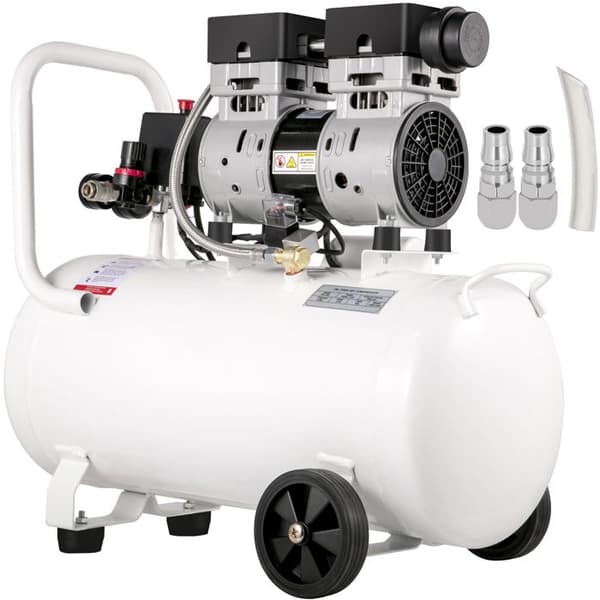 Luftkompressor - DUOKU - KYJ-6554 - 50 Liter - Ultra Tyst - 750 W Vit