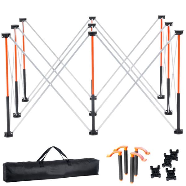 Fällbart Chassi - DUOKU - SNT-6A - 126,7x66,5x86,7 cm - Kapacitet 1135 kg - Ingen Montering Krävs