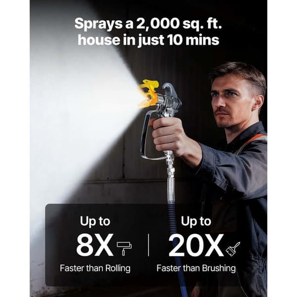 Maling Sprøjte - DUOKU - TA-5900 - 1500 W - 3300 PSI - Uden Luft System