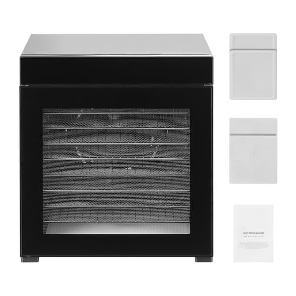 Maddehydrator - DUOKU - FD-1018 - 10 Hylder - 1000W - Justerbar Temperatur