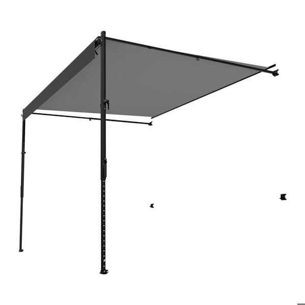 Markis - DUOKU - 18 - Utfällbar - Aluminiumlegering - Manuell Gradient svart