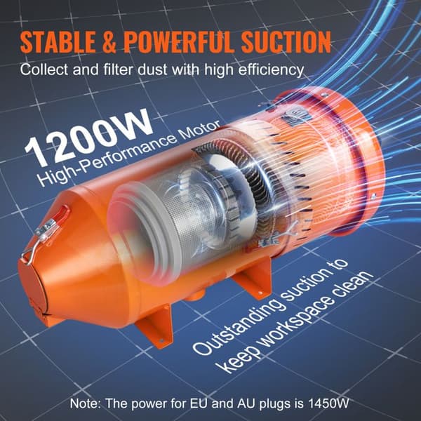 Dammsugarsystem - DUOKU - DC15 - 1450 W - 7,6 L - Kallvalsat stål