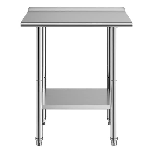 Arbetsbord - DUOKU - YH2-D-30 - Rostfritt stål - 2 nivåer - 76,2x61,0x89,4 cm