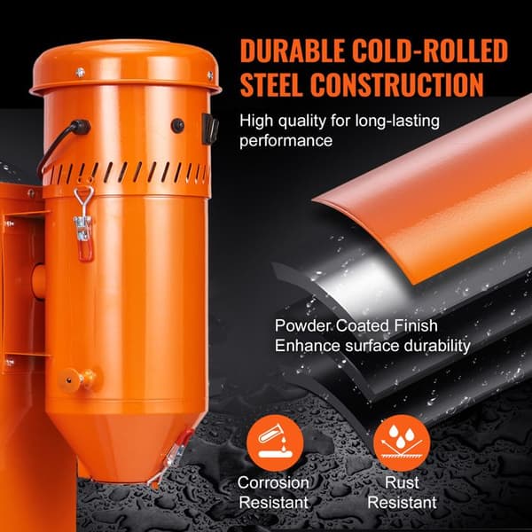 Dammsugarsystem - DUOKU - DC15 - 1450 W - 7,6 L - Kallvalsat stål