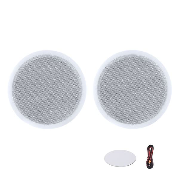 Indbygget Bluetooth Loftshøjttaler 203,2 mm - Duoku - 2-vejs Flush Mount Par, Maksimal Effekt 50 W
