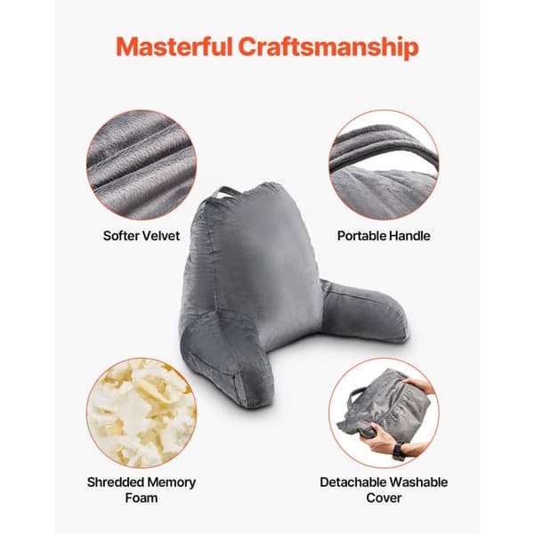 Lukulaty - DUOKU - XSHRP002 - Suuri - Memory Foam - Harmaa Grå