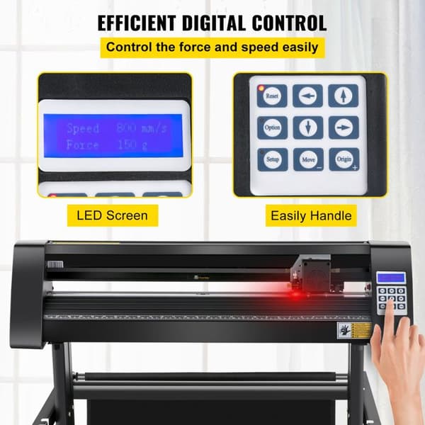 Vinyylileikkuri - DUOKU - KH-720A - 720 mm - LED-näyttö - Yhteensopiva Windowsin kanssa
