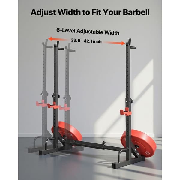 Squatbur - DUOKU - SJ6500 - Justerbar (höjd & bredd) - Kapacitet 250 kg - Kompakt