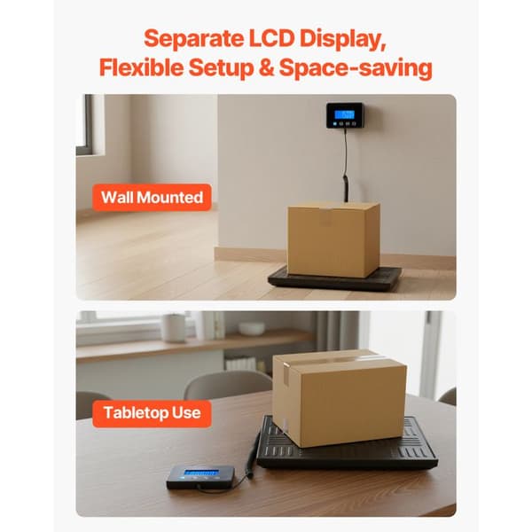 Digital postbalans - DUOKU - P5H - 300 kg - dubbel precision 20/100 g - USB & batterier - tara/håll