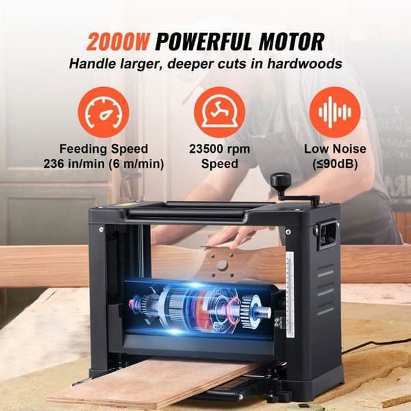 Slipmaskin - DUOKU - M1B-LS-3301 - Bredd 13 tum - Motor 1800 W - Två blad