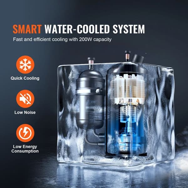 Vandkøler - DUOKU - KH-6000 - 12L tank - 200W - 7,2L/min flow